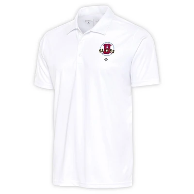 Men's Antigua White Baltimore Elite Giants Tribute Polo