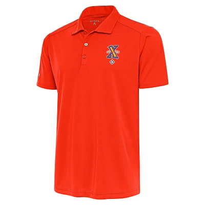 Men's Antigua Orange Cuban Giants Tribute Polo