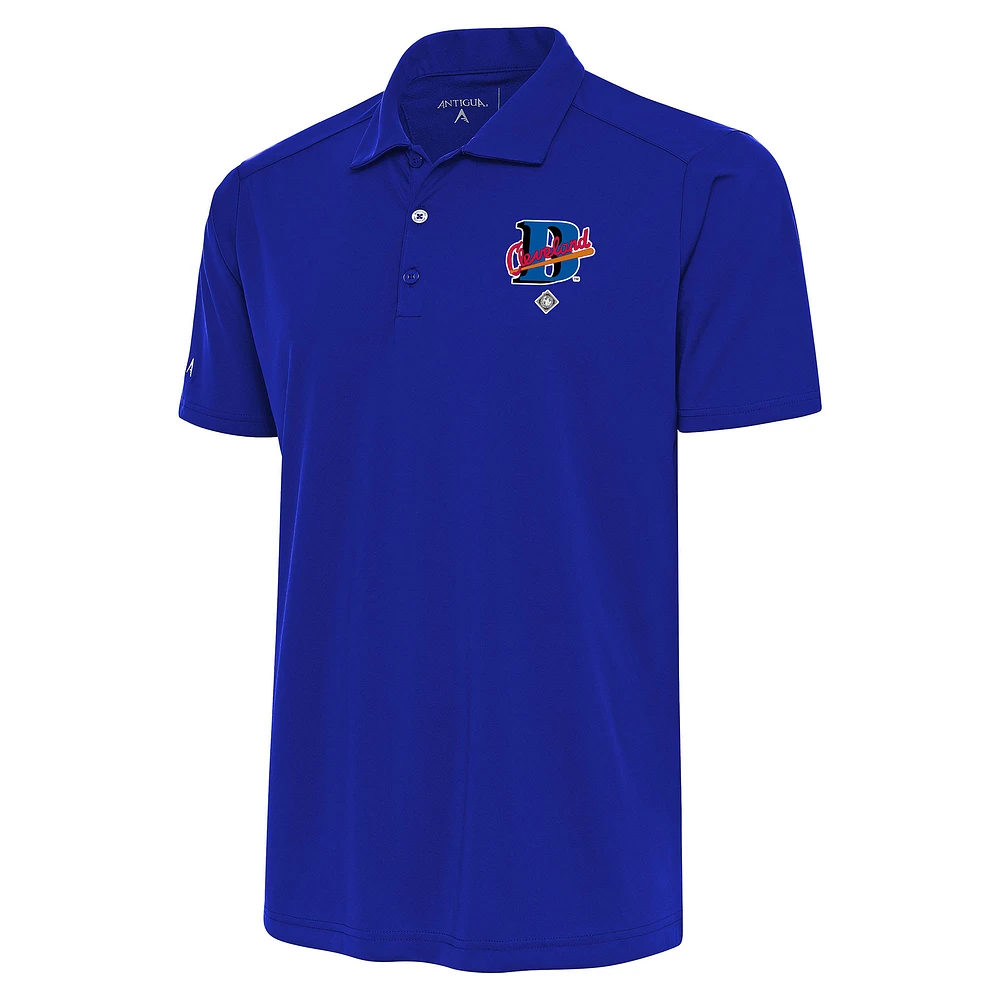 Men's Antigua Royal Cleveland Buckeyes Tribute Polo