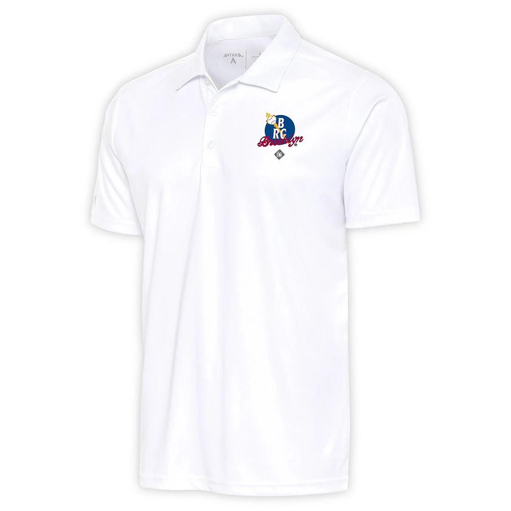 Men's Antigua White Brooklyn Royal Giants Tribute Polo