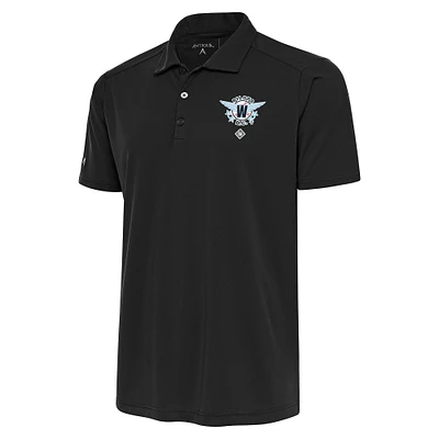 Men's Antigua Charcoal Washington Pilots Tribute Polo