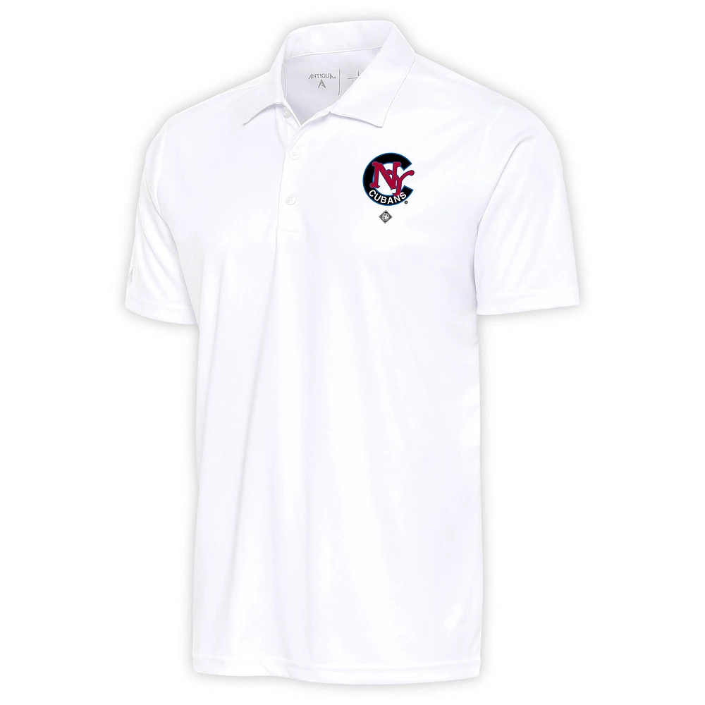 Men's Antigua White New York Cubans Big & Tall Tribute Polo