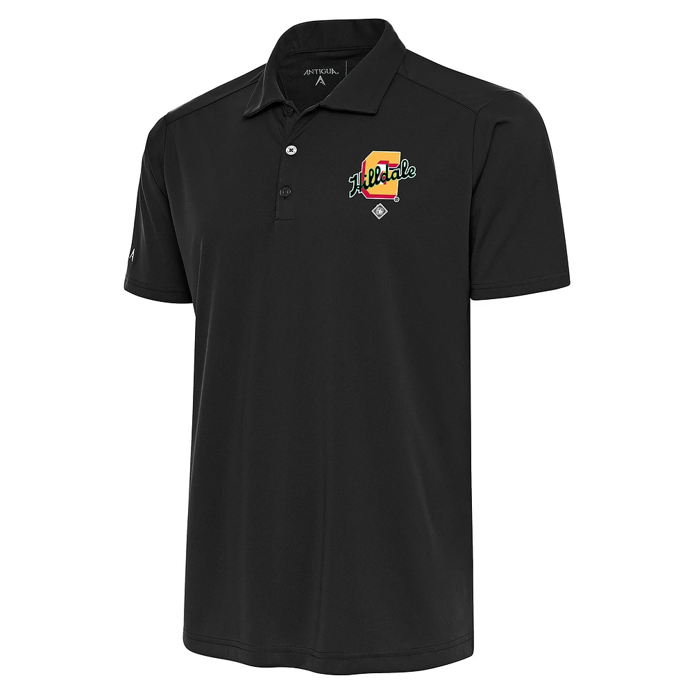 Men's Antigua Charcoal Hilldale Club Big & Tall Tribute Polo