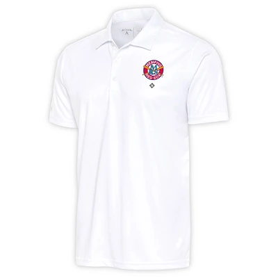 Men's Antigua White Memphis Red Sox Big & Tall Tribute Polo