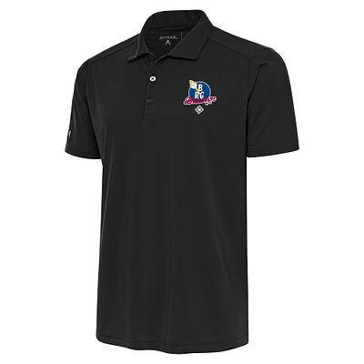 Men's Antigua Charcoal Brooklyn Royal Giants Big & Tall Tribute Polo