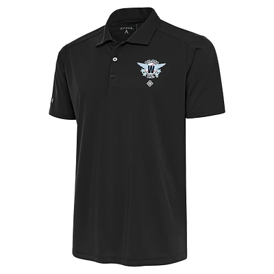 Men's Antigua Charcoal Washington Pilots Big & Tall Tribute Polo