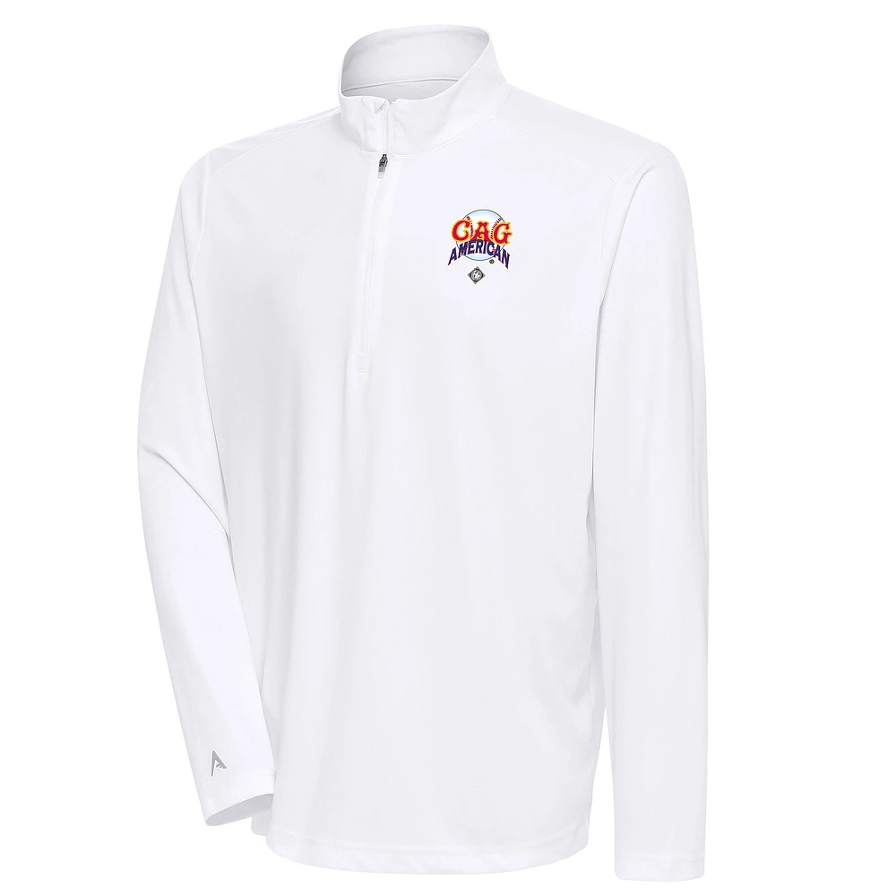 Men's Antigua Chicago American Giants Tribute Quarter-Zip Pullover Top
