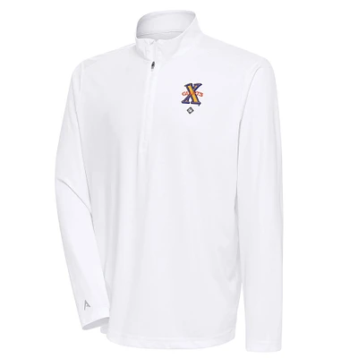 Men's Antigua Cuban Giants Tribute Quarter-Zip Pullover Top