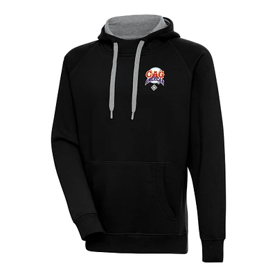 Men's Antigua Black Chicago American Giants Victory Pullover Hoodie