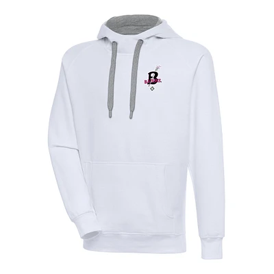 Men's Antigua Birmingham Black Barons Victory Pullover Hoodie