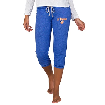 Women's Concepts Sport Blue FC Cincinnati Quest Knit Capri Pants
