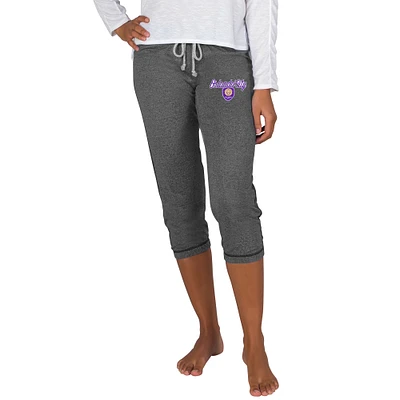 Women's Concepts Sport Charcoal Orlando City SC Quest Knit Capri Pants
