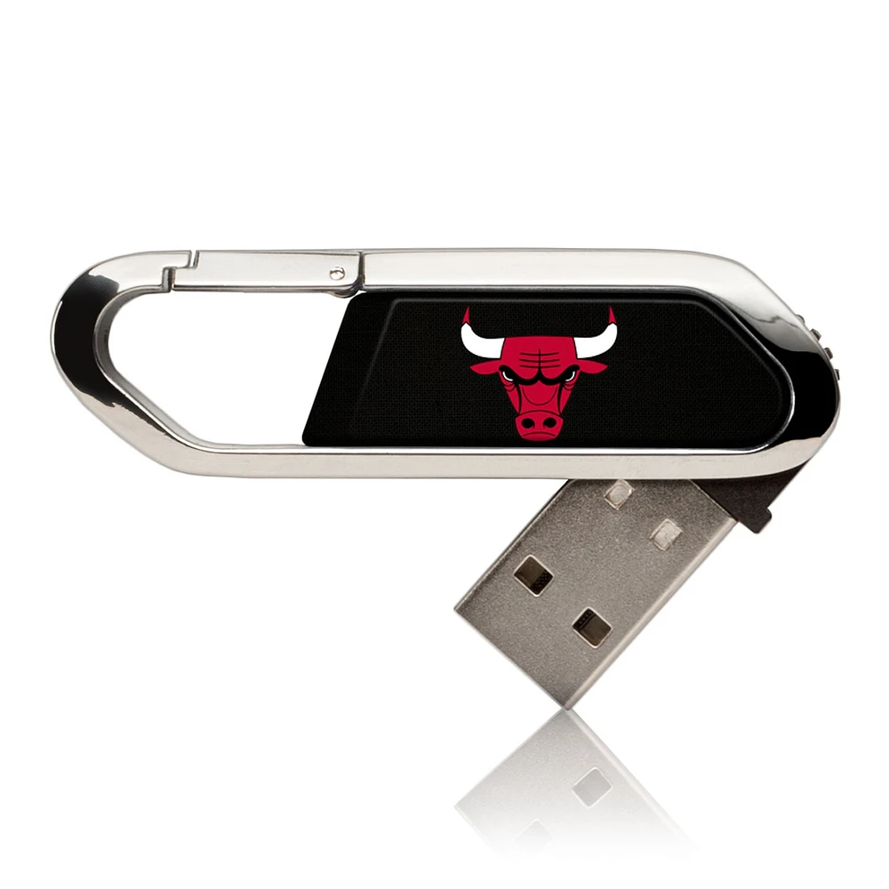 Chicago Bulls Solid Design 32GB Clip USB Flash Drive