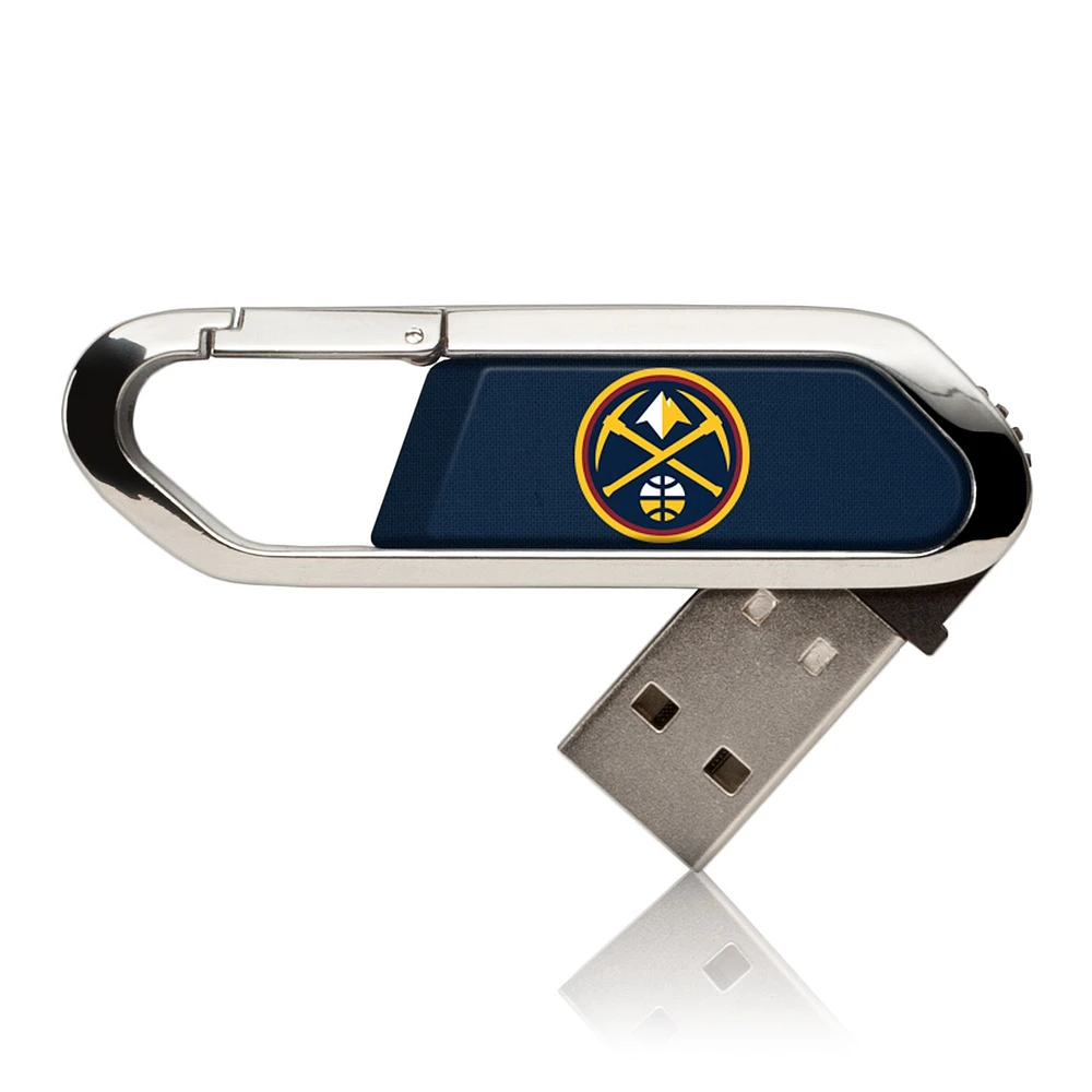 Denver Nuggets Solid Design 32GB Clip USB Flash Drive