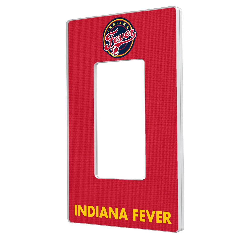 Indiana Fever Solid Design Single Rocker Light Switch Plate