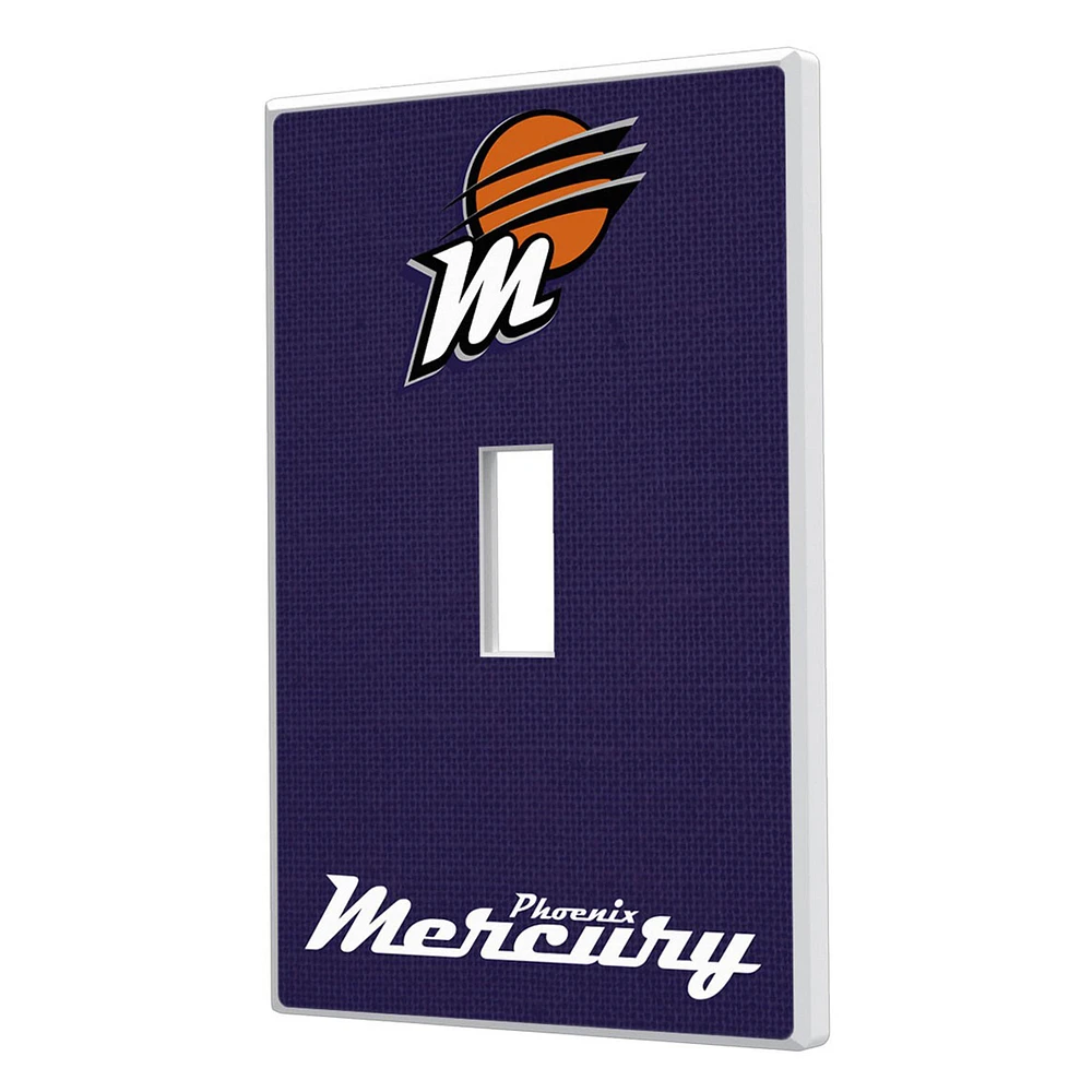Phoenix Mercury Solid Design Single Toggle Light Switch Plate