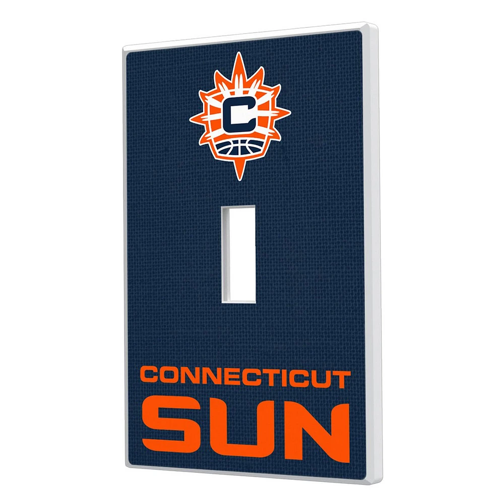 Connecticut Sun Solid Design Single Toggle Light Switch Plate