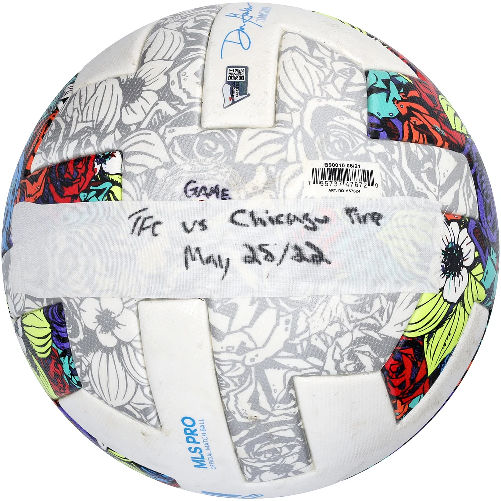 Toronto FC Match-Used Soccer Ball from the 2022 MLS Season