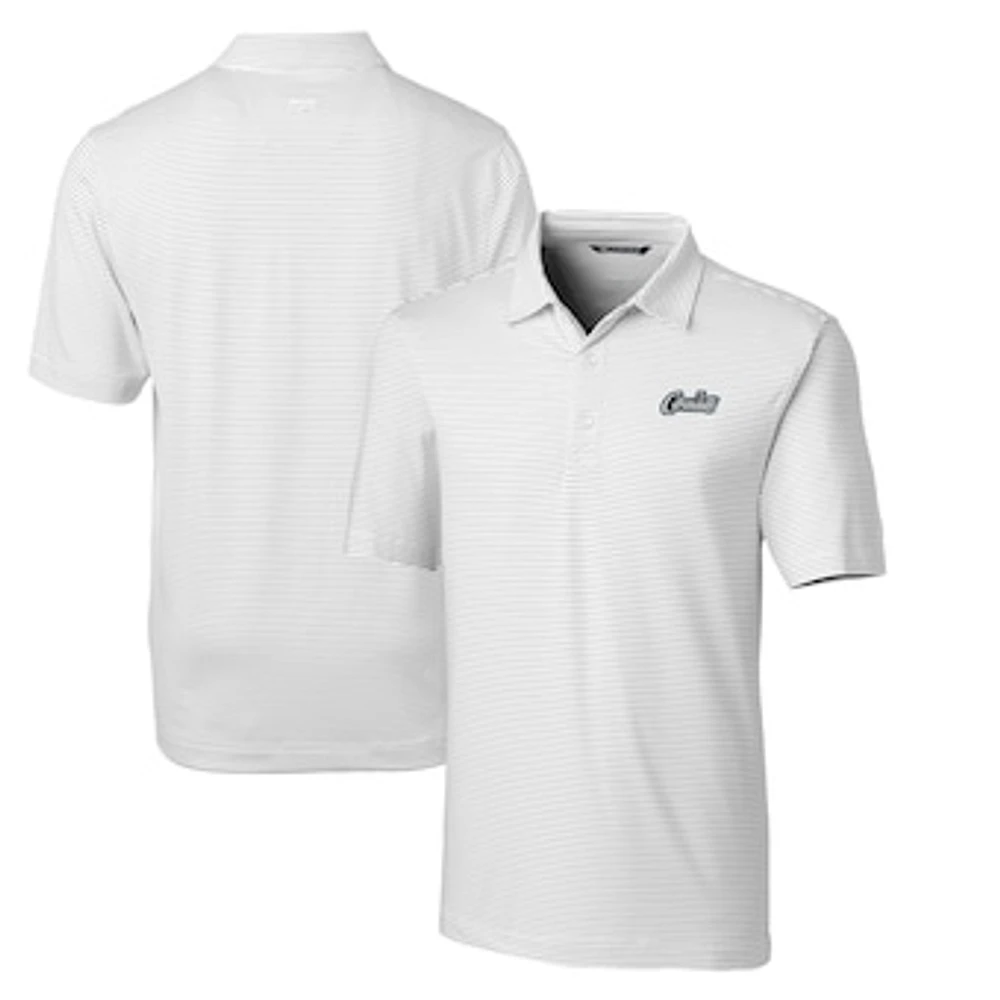 Men's Cutter & Buck UCF Knights Citronaut Forge Pencil Stripe Stretch Polo