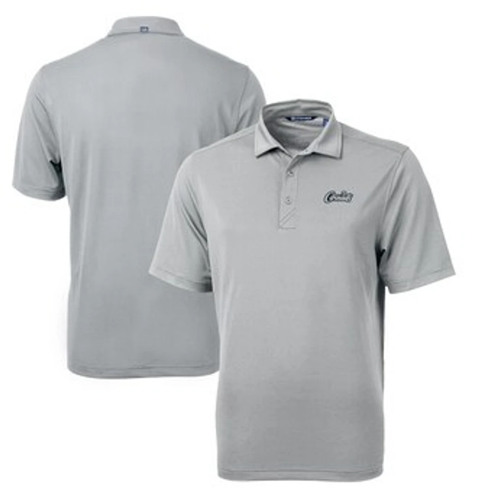 Men's Cutter & Buck Gray UCF Knights Citronaut Virtue Eco Pique Recycled Polo
