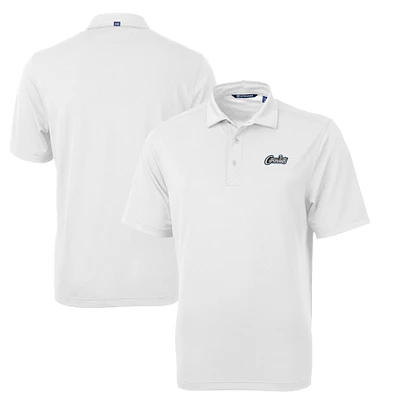 Men's Cutter & Buck White UCF Knights Citronaut Virtue Eco Pique Recycled Polo