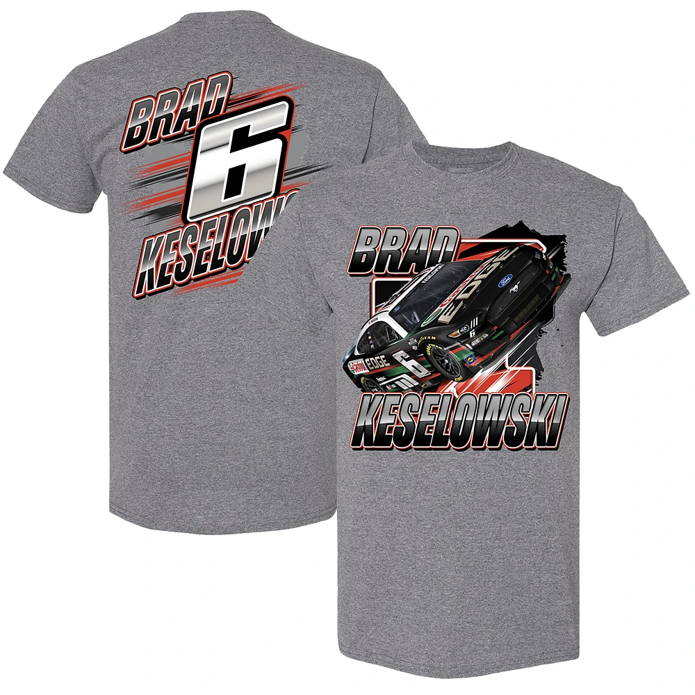 Men's RFK Racing Heather Gray Brad Keselowski Blister T-Shirt
