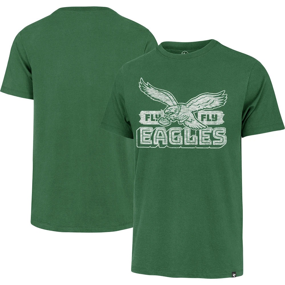 Men's '47 Midnight Green Philadelphia Eagles Gridiron Classics Regional Franklin T-Shirt