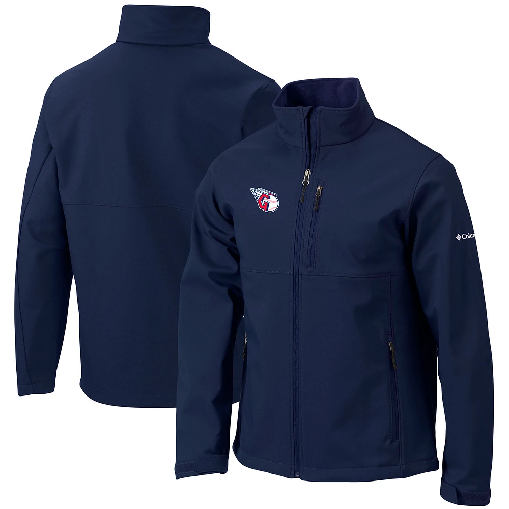 Men's Columbia Navy Cleveland Guardians Ascender Full-Zip Jacket
