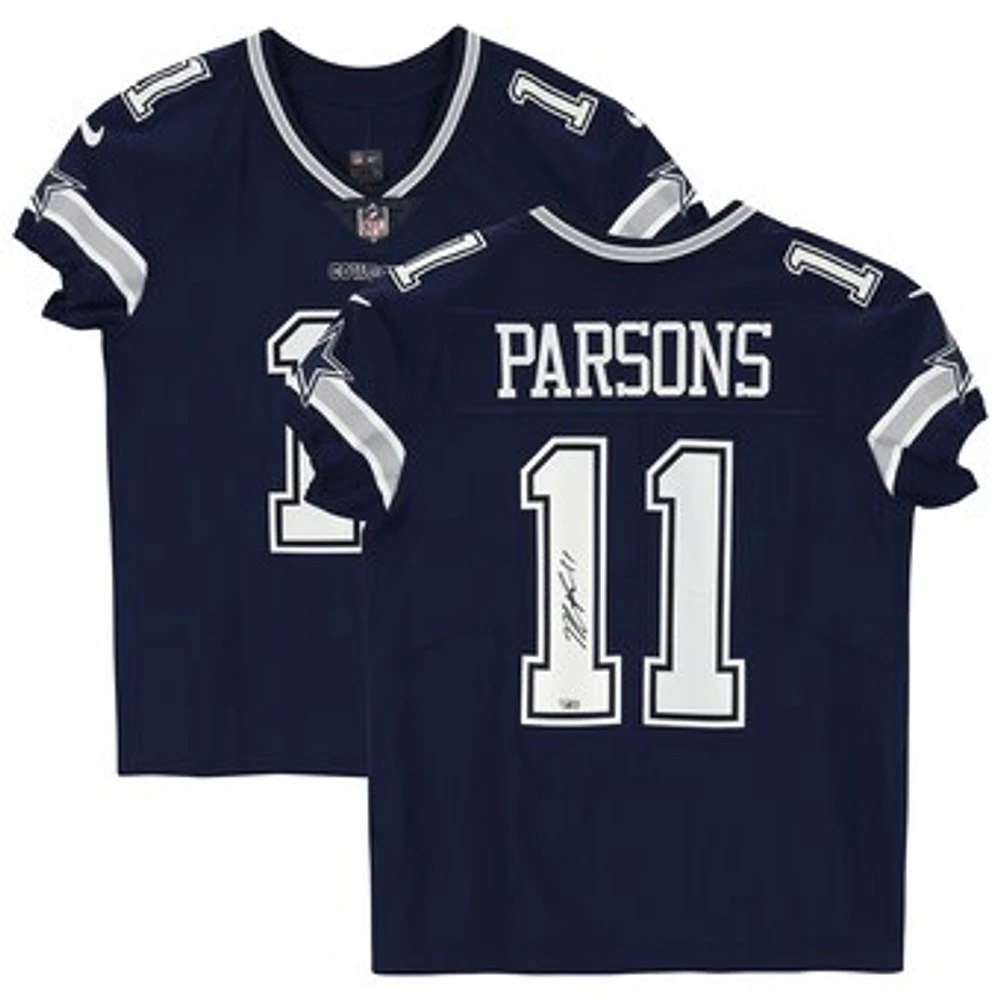 Micah Parsons Dallas Cowboys Autographed Navy Nike Elite Jersey