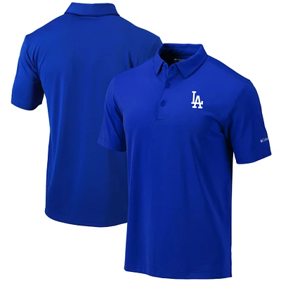 Men's Columbia Royal Los Angeles Dodgers Omni-Wick Drive Polo