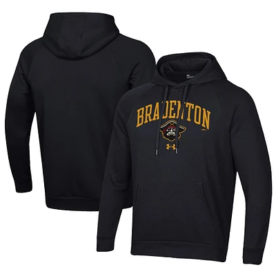 Men's Under Armour Black Bradenton Marauders All Day Fleece Pullover Hoodie