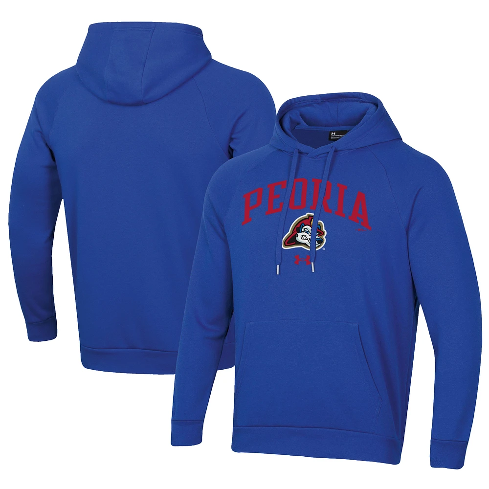 Men's Under Armour Royal Peoria Chiefs All Day Fleece Pullover Hoodie