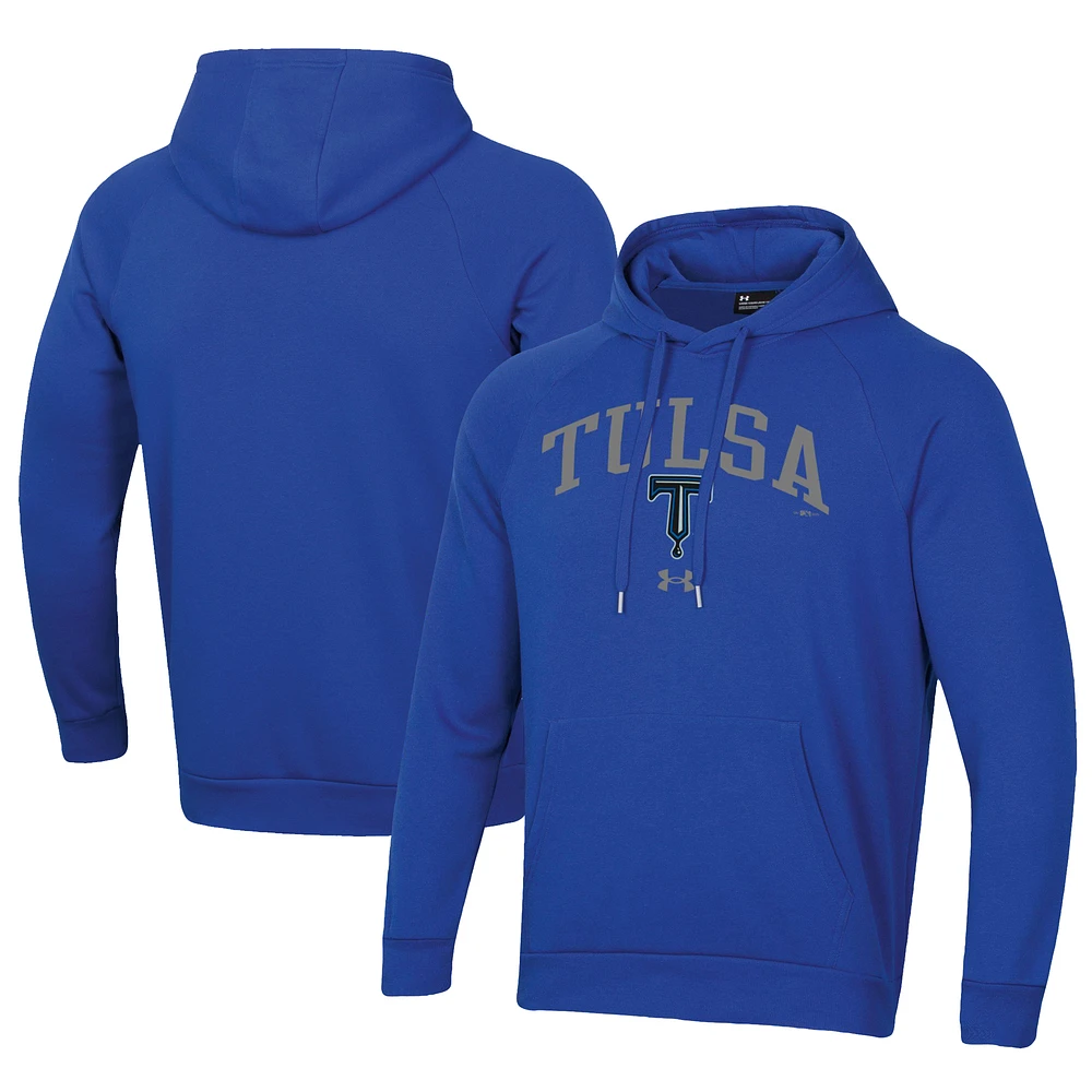 Men's Under Armour Royal Tulsa Drillers All Day Fleece Pullover Hoodie
