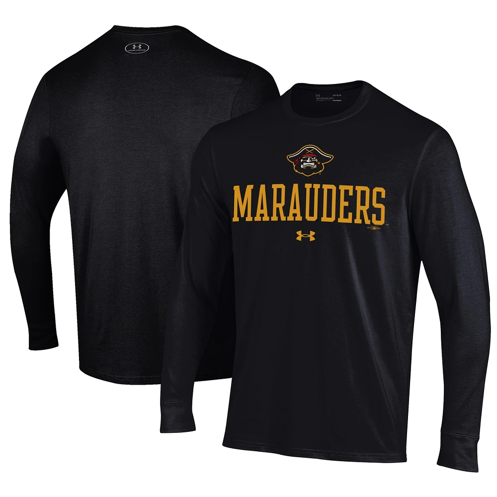 Men's Under Armour Black Bradenton Marauders Performance Long Sleeve T-Shirt