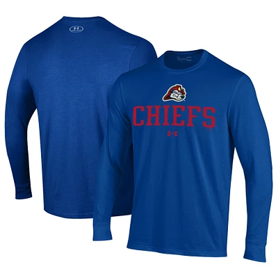 Men's Under Armour Royal Peoria Chiefs Performance Long Sleeve T-Shirt