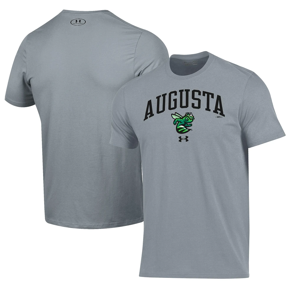 Men's Under Armour Gray Augusta GreenJackets Performance T-Shirt
