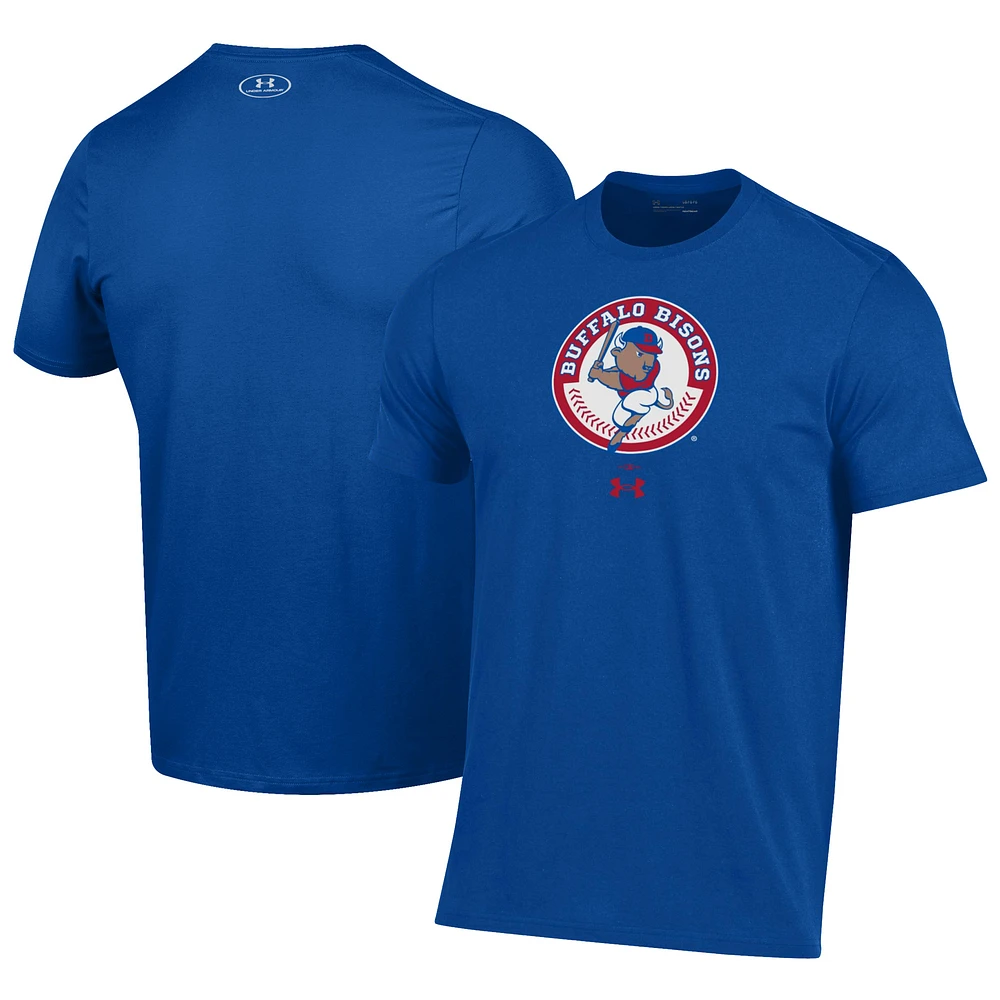 Men's Under Armour Royal Buffalo Bisons Performance T-Shirt