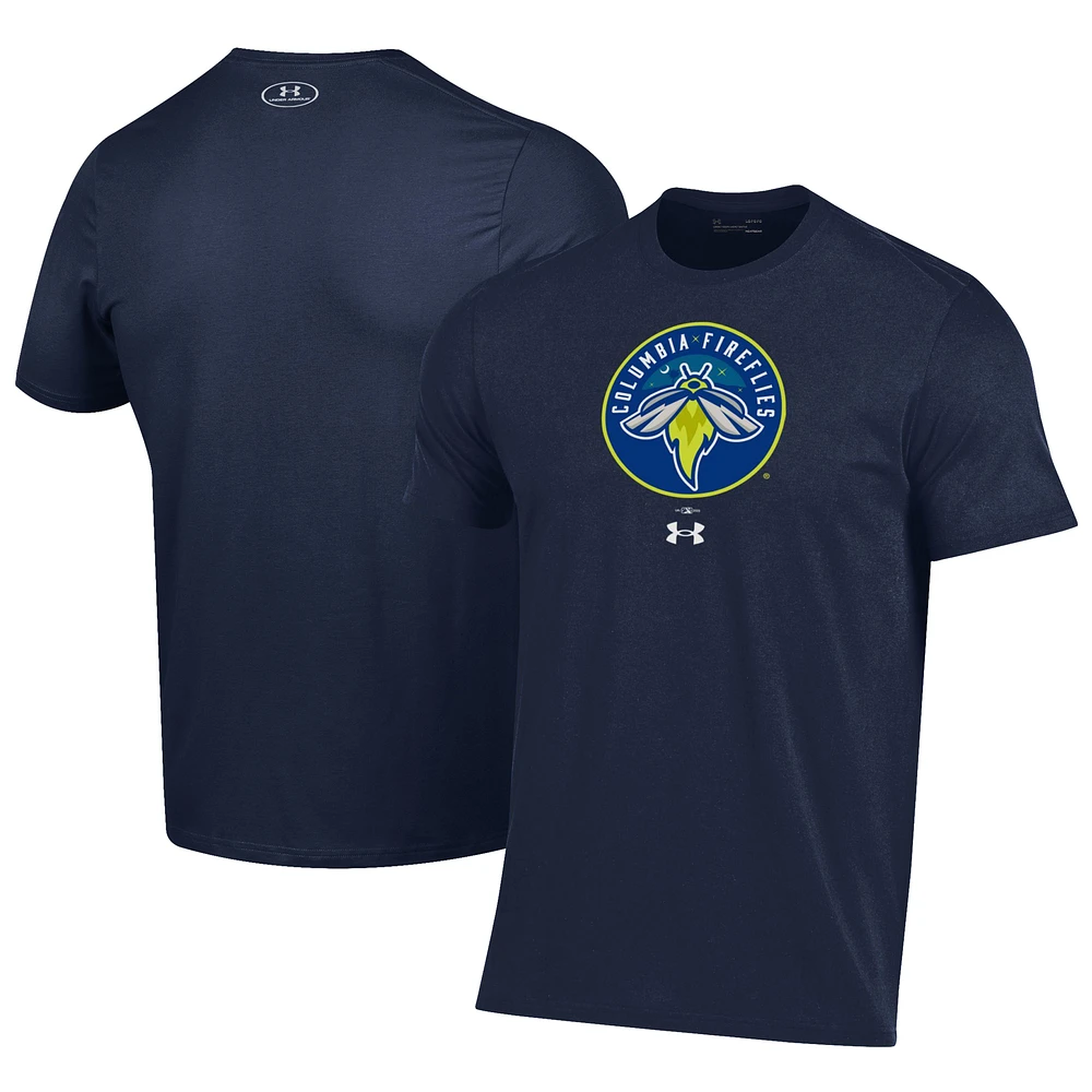 Men's Under Armour Navy Columbia Fireflies Performance T-Shirt