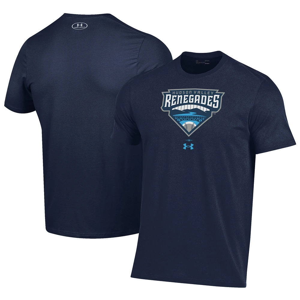 Men's Under Armour Navy Hudson Valley Renegades Performance T-Shirt