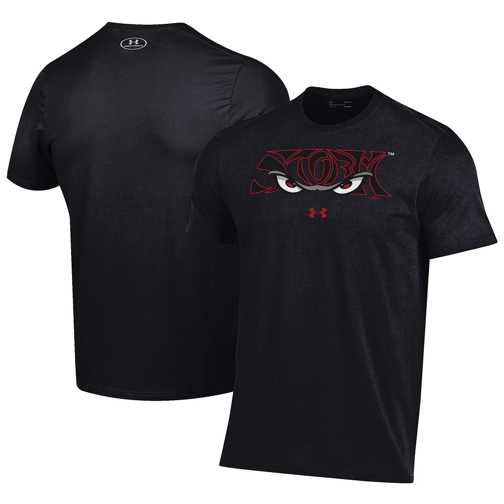 Men's Under Armour Black Lake Elsinore Storm Performance T-Shirt