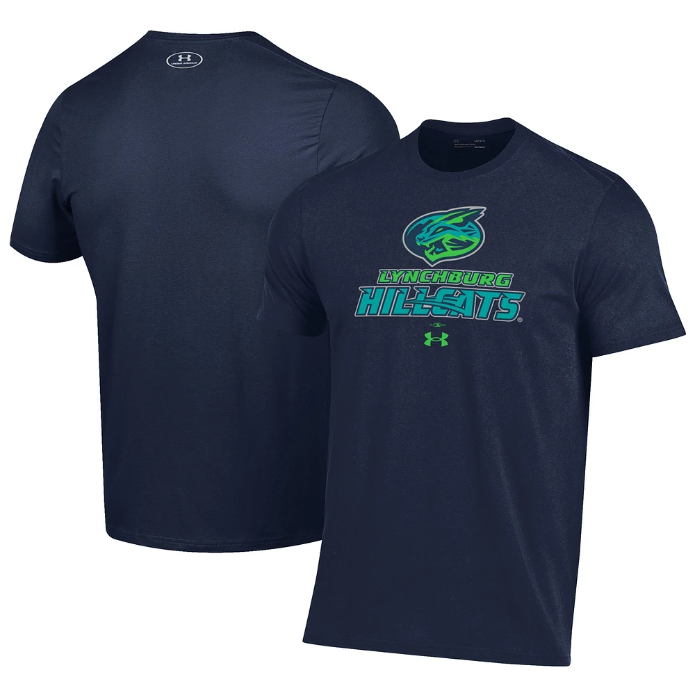 Men's Under Armour Navy Lynchburg Hillcats Performance T-Shirt