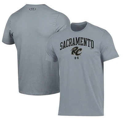 Men's Under Armour Gray Sacramento River Cats Performance T-Shirt
