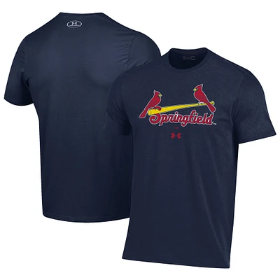 Men's Under Armour Navy Springfield Cardinals Performance T-Shirt