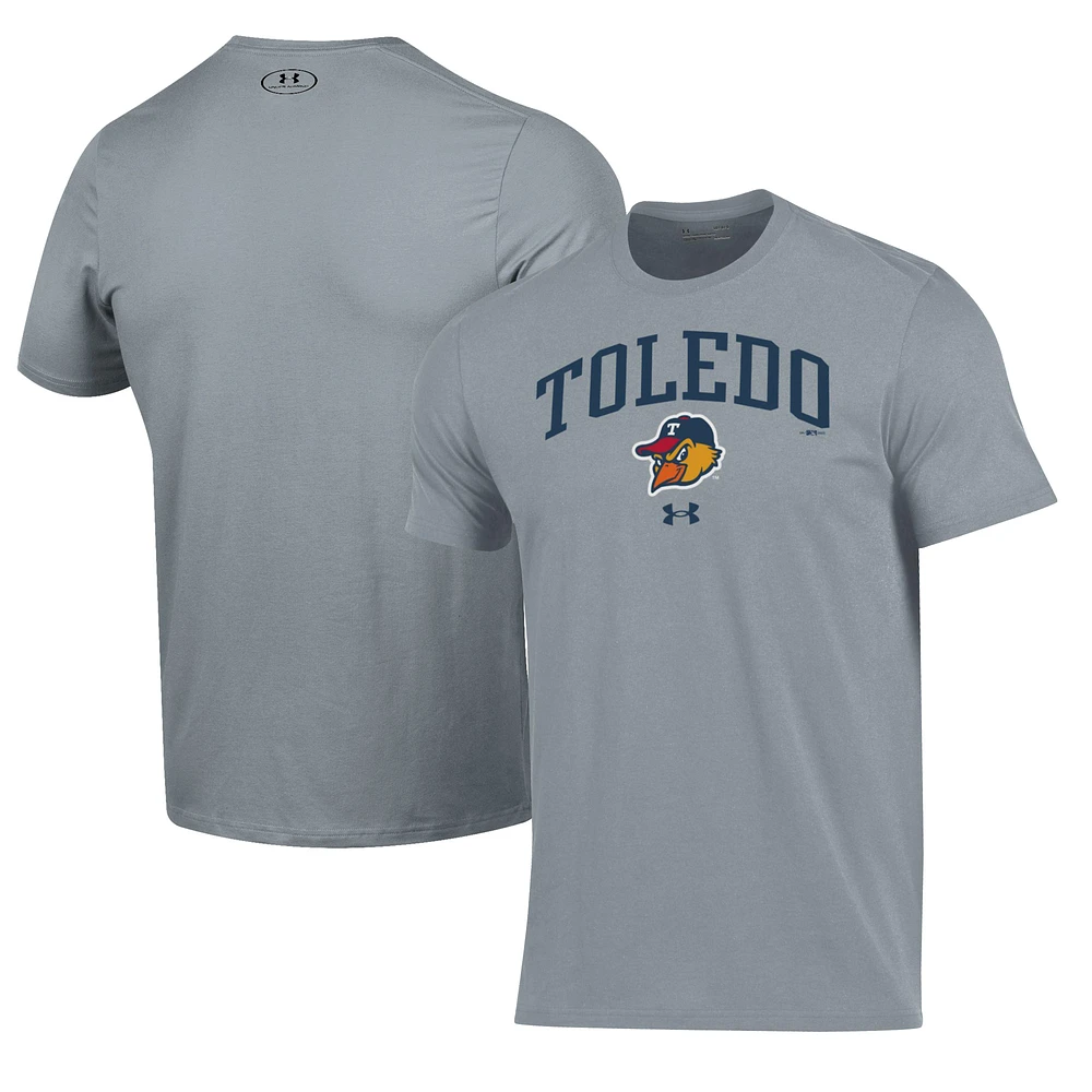 Men's Under Armour Gray Toledo Mud Hens Performance T-Shirt