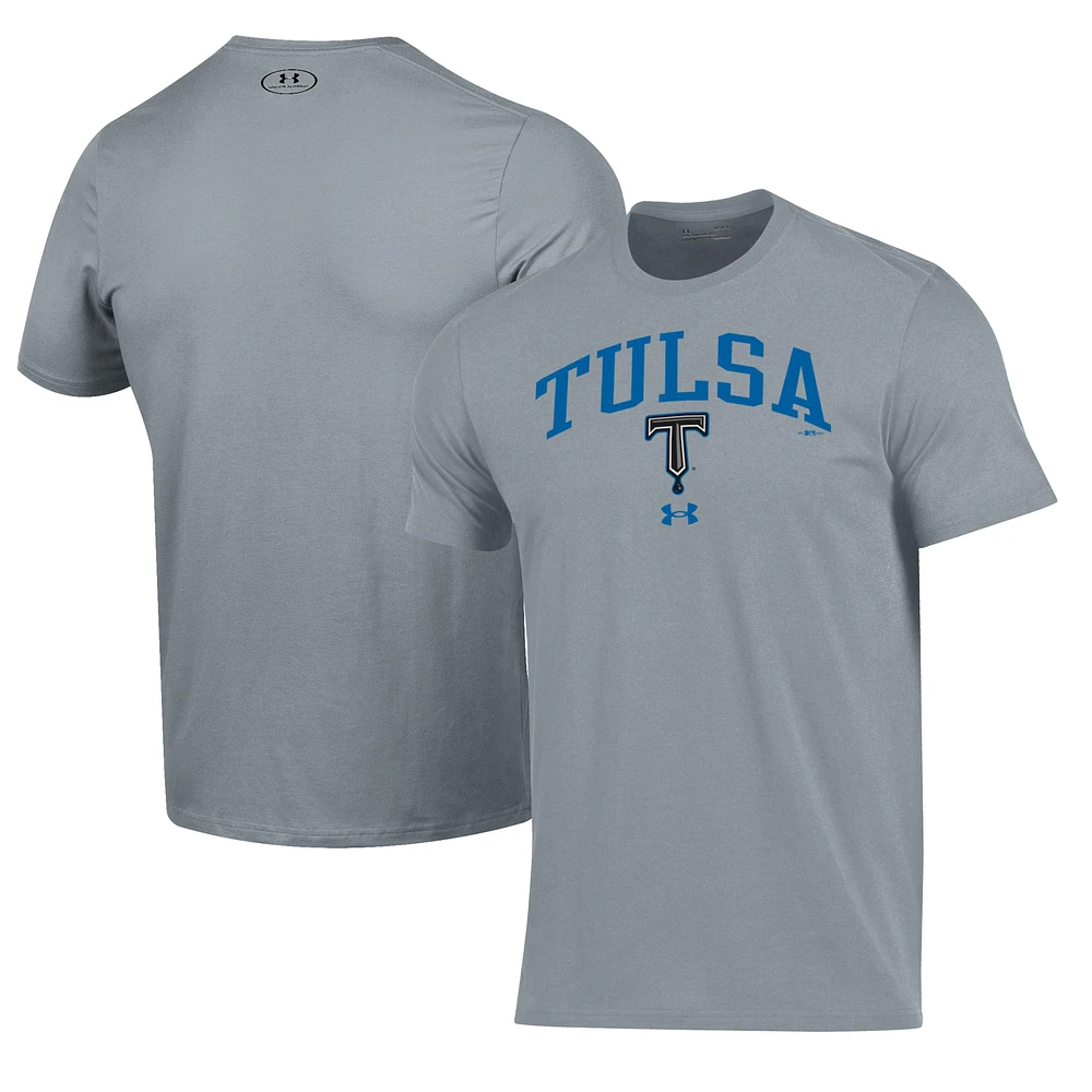 Men's Under Armour Gray Tulsa Drillers Performance T-Shirt
