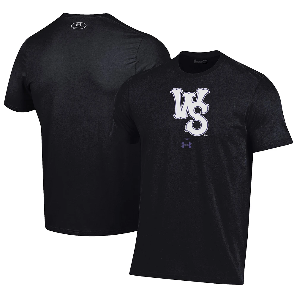 Men's Under Armour Black Winston-Salem Dash Performance T-Shirt