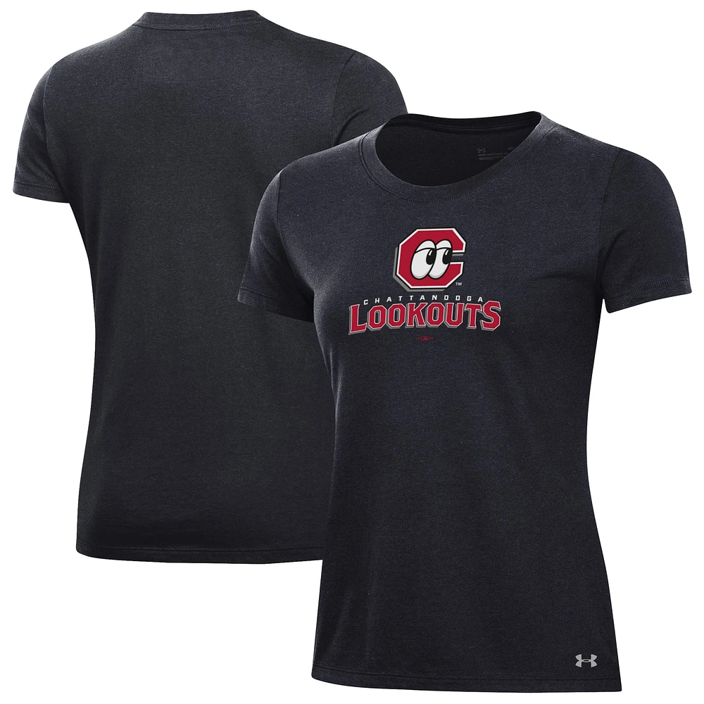 Women's Under Armour Black Chattanooga Lookouts Performance T-Shirt