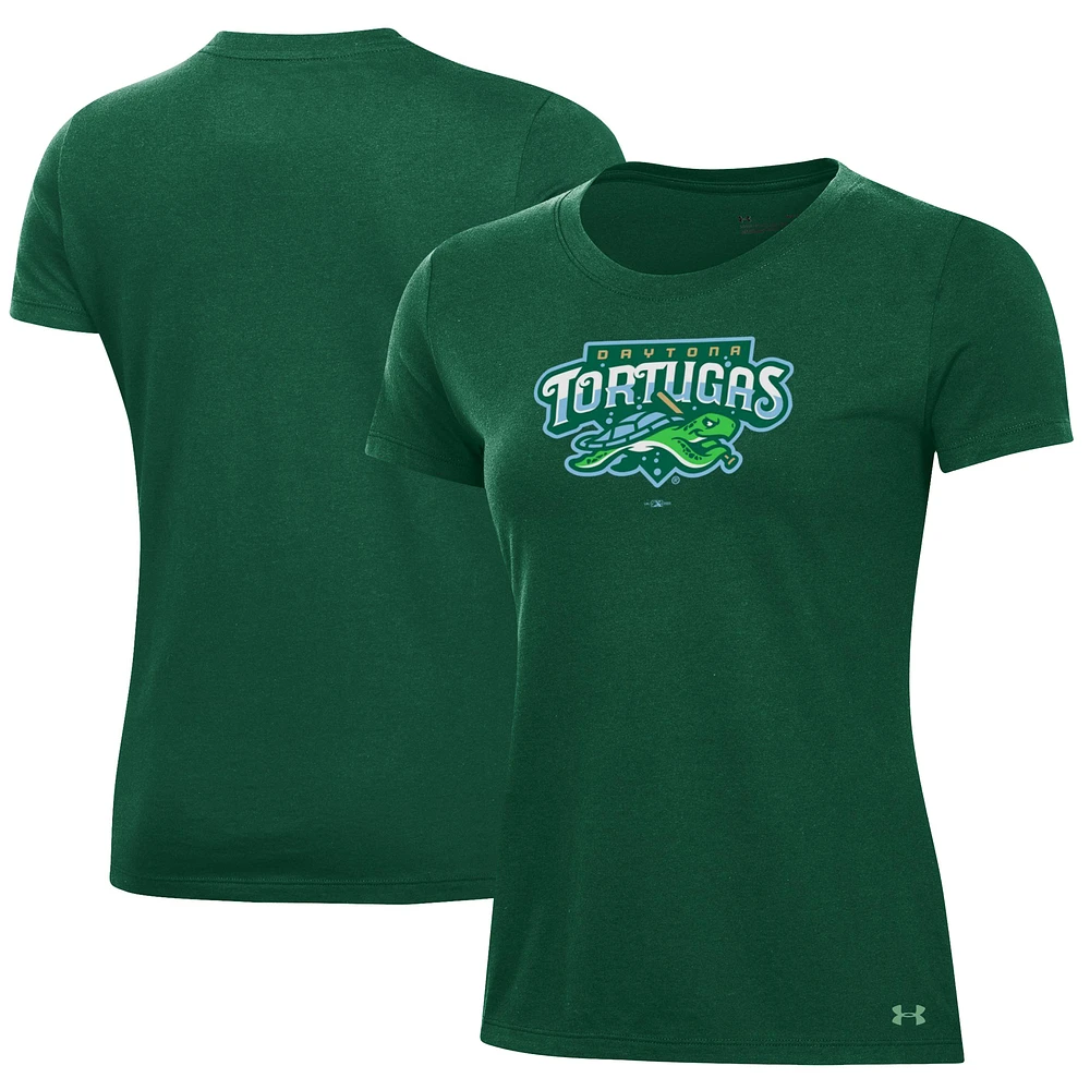 Women's Under Armour Green Daytona Tortugas Performance T-Shirt