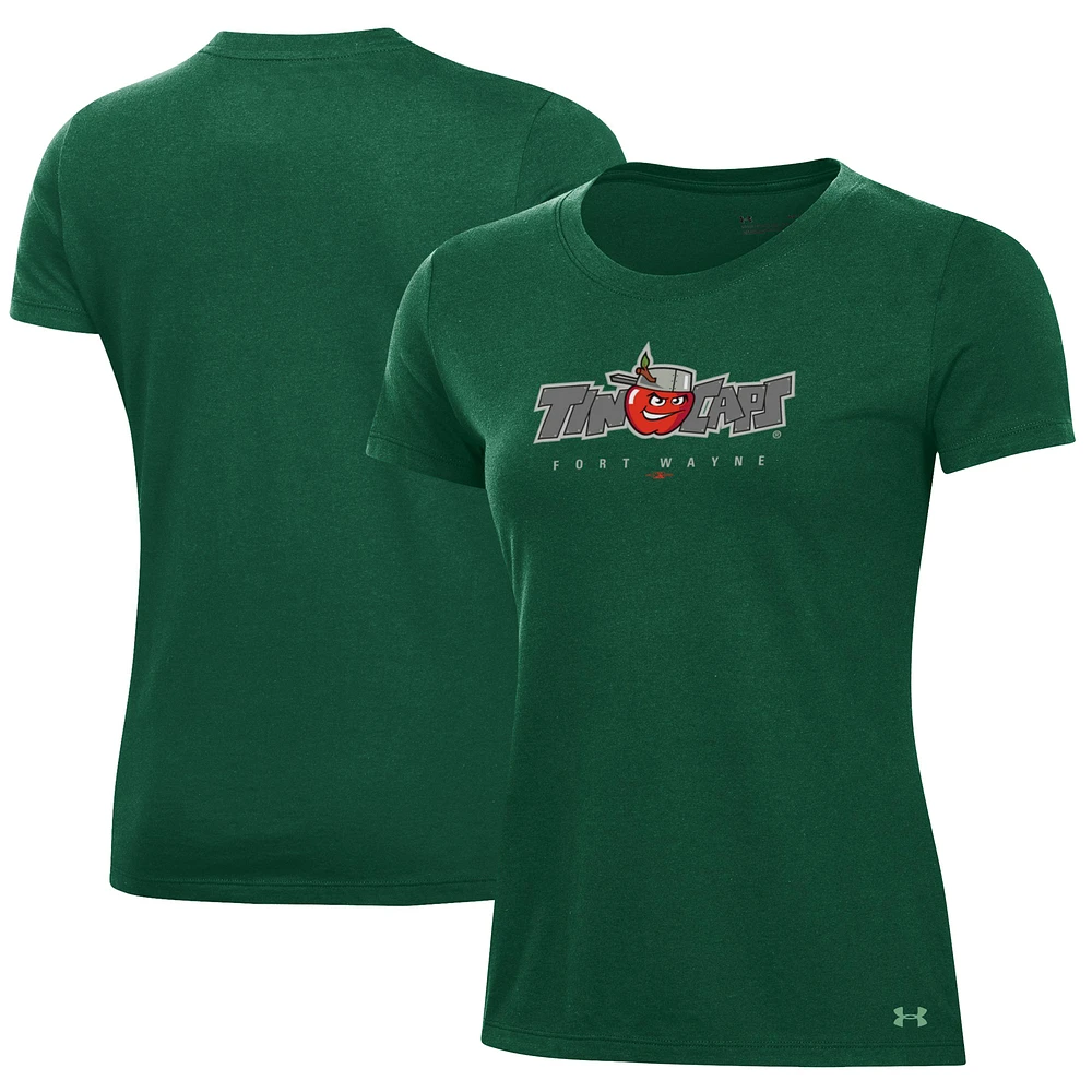 Women's Under Armour Green Fort Wayne TinCaps Performance T-Shirt