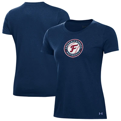 Women's Under Armour Navy Fredericksburg Nationals Performance T-Shirt